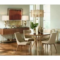 Crystorama Layla 23 3/4"W Antique Gold 6-Light Pendant