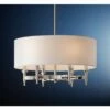 Pembroke 6-Light 24" Wide Polished Nickel Drum Chandelier 2 Pembroke 6-Light 24" Wide Polished Nickel Drum Chandelier -Lighting Sales Shop 090816 av 2h541 h