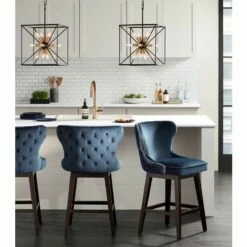 Possini Euro Gantz 15" Bronze-Brass 12-Light Square Modern Pendant