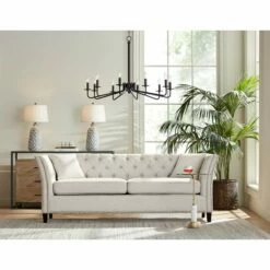 Manfred 36" Wide Black 10-Light Chandelier