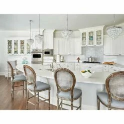 Calypso 12" Wide Crystal And Chrome Chandelier