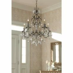 James R. Moder Sierra 20" Wide Antique Brass Chandelier