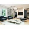 Eurofase Minuta 47.8" Wide LED Bronze Ring Modern Chandelier -Lighting Sales Shop 416g3scene