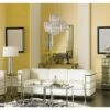 Leya 19" Wide Chrome And Crystal 6-Light Chandelier -Lighting Sales Shop 4j477 transitional living room