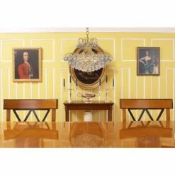 James R. Moder Mardella Twelve Light Crystal Chandelier