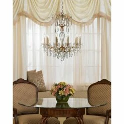 Schonbek Sonatina 25 1/2" Wide Gold Crystal Chandelier