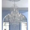Crystal Rain 37" Wide 18-Light Crystal Chandelier -Lighting Sales Shop 6v862 traditional entryway