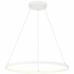 Access Lighting Anello 23.5" Wide Modern Matte White Ring LED Pendant
