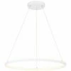 Access Lighting Anello 31.5" Wide Matte White Modern Ring LED Pendant -Lighting Sales Shop access lighting anello 31 5 inch wide matte white modern ring led pendant 328h3