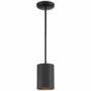 Access Lighting Pilson 4.5" Wide Matte Black Modern Mini Pendant