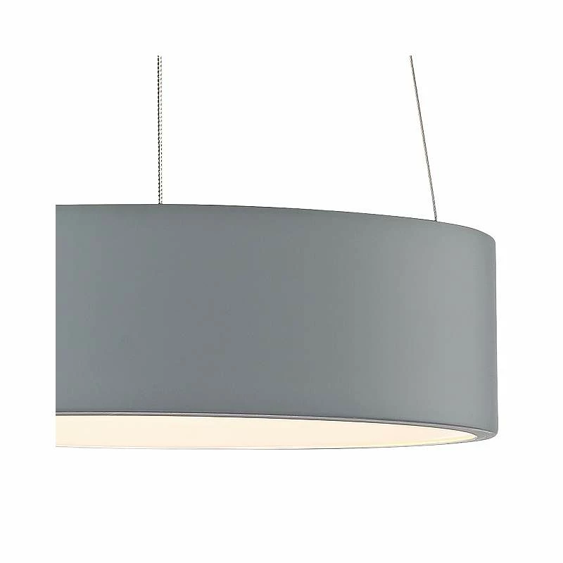 Access Lighting Radiant 15" Wide Gray Modern LED Drum Pendant Light 5 Access Lighting Radiant 15" Wide Gray Modern LED Drum Pendant Light - Image 3