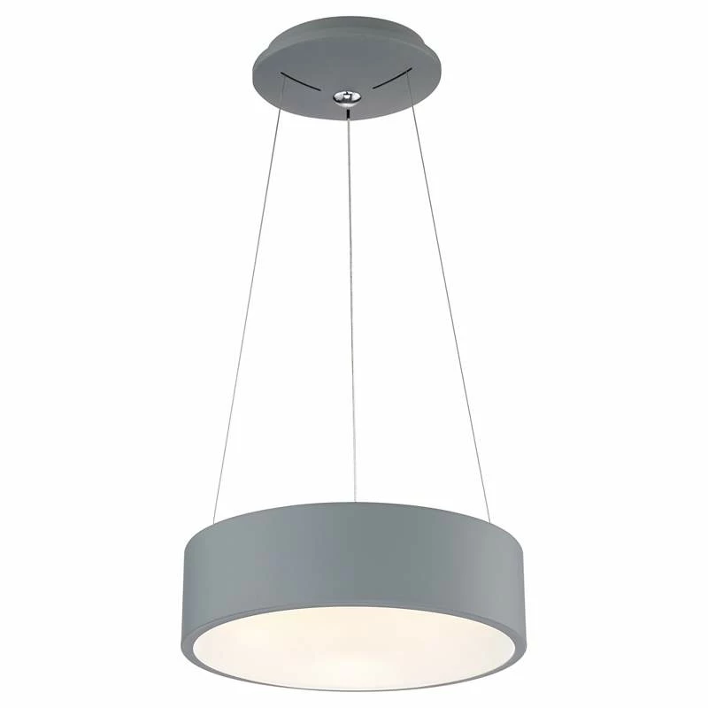 Access Lighting Radiant 15" Wide Gray Modern LED Drum Pendant Light 6 Access Lighting Radiant 15" Wide Gray Modern LED Drum Pendant Light - Image 4