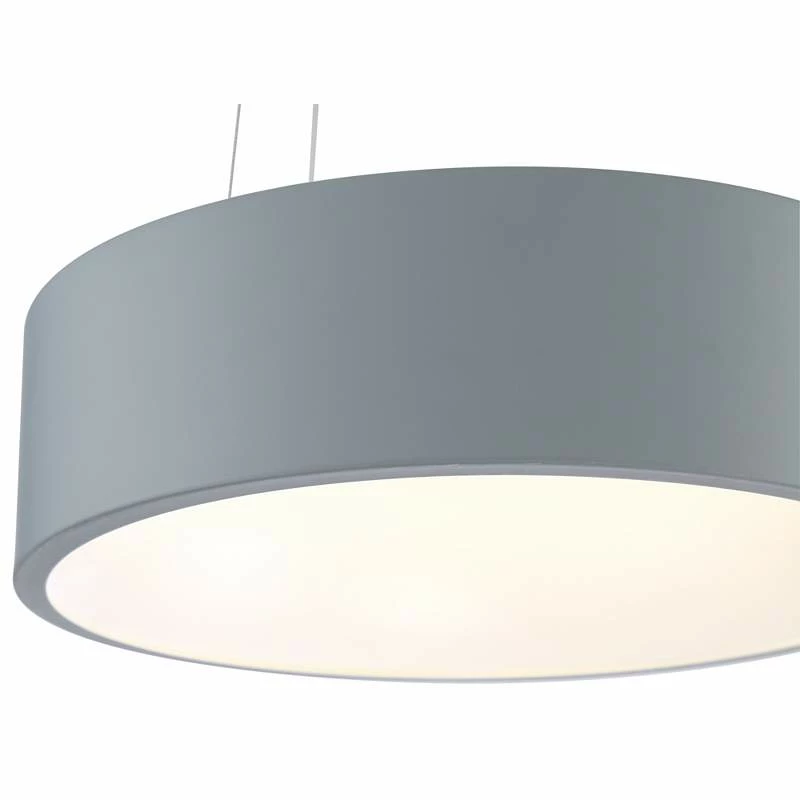 Access Lighting Radiant 15" Wide Gray Modern LED Drum Pendant Light 7 Access Lighting Radiant 15" Wide Gray Modern LED Drum Pendant Light - Image 5