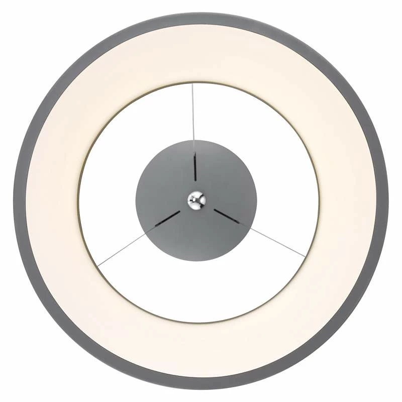 Access Lighting Radiant 15" Wide Gray Modern LED Drum Pendant Light 8 Access Lighting Radiant 15" Wide Gray Modern LED Drum Pendant Light - Image 6