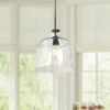 Access Simplicite 11" Wide Black And Glass Dome Mini Pendant Light