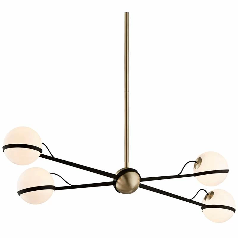 Troy Ace 49 1/2" W Bronze And Brushed Brass Pendant Light 4 Troy Ace 49 1/2" W Bronze And Brushed Brass Pendant Light - Image 2