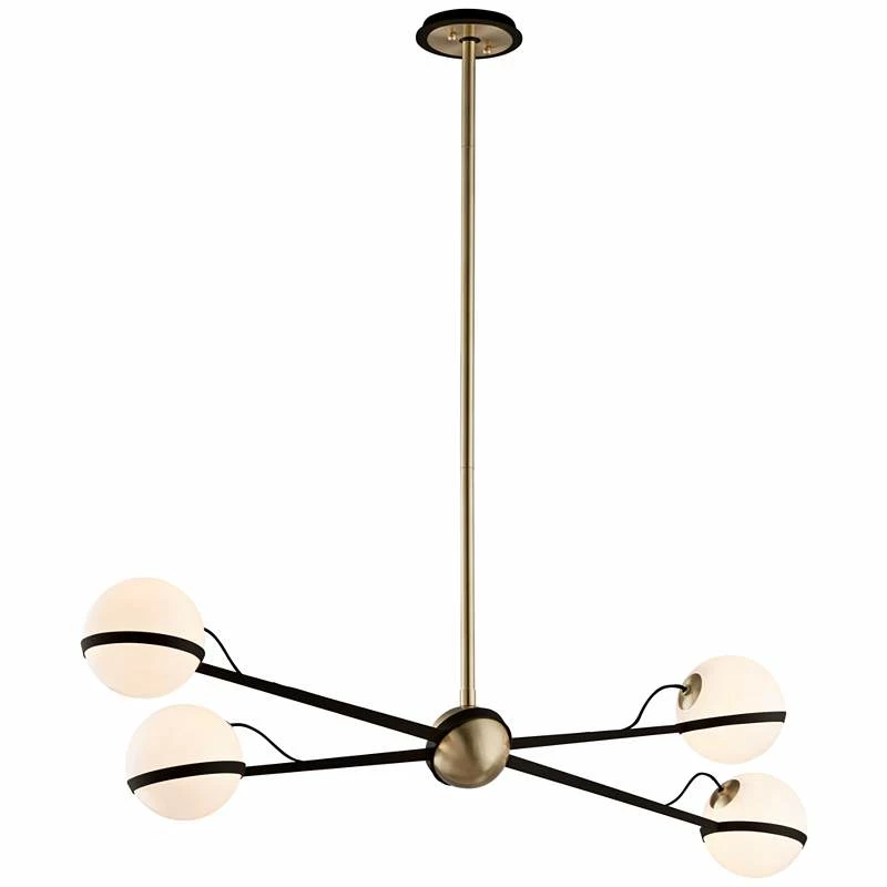Troy Ace 49 1/2" W Bronze And Brushed Brass Pendant Light 5 Troy Ace 49 1/2" W Bronze And Brushed Brass Pendant Light - Image 3