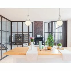 Acryluxe™ Sway 19" Wide Light Bronze LED Pendant Light -Lighting Sales Shop acryluxe sway 19 inch wide light bronze led pendant light 85t60views1