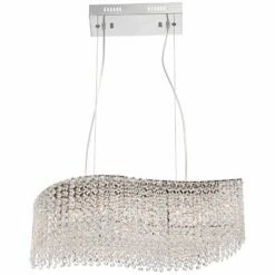 Adali Curve 25 1/2" Wide Clear Crystal Pendant Chandelier -Lighting Sales Shop adali curve 25 and one half inch wide clear crystal pendant chandelier y2425views3