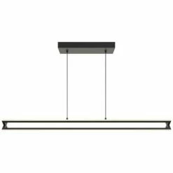 AFX Cass 48" Wide Black Finish Modern Linear Pendant -Lighting Sales Shop afx cass 48 inch wide black finish modern linear pendant 905x2