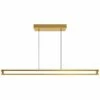 AFX Cass 48" Wide Gold Finish Modern Linear Pendant -Lighting Sales Shop afx cass 48 inch wide gold finish modern linear pendant 904x2