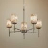 Alabaster Rocks!™ Union 24" Wide Nickel 5-Light Chandelier -Lighting Sales Shop alabaster rocks union 24 inch wide nickel 5 light chandelier 53v49cropped