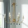 Alexis 23" Wide Antique Brass Metal 6-Light Chandelier -Lighting Sales Shop alexis 23 inch wide antique brass metal 6 light chandelier 91t49cropped