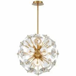 Alice 20" Wide Soft Gold And Crystal 11-Light Orb Pendant -Lighting Sales Shop alice 20 inch wide soft gold and crystal 11 light orb pendant 381m2views3