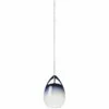 Alina 4" Wide Blue Glass Freejack Mini Pendant