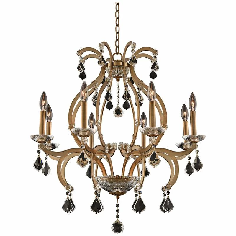 Allegri Duchess 28" Wide Champagne Gold 8-Light Chandelier 4 Allegri Duchess 28" Wide Champagne Gold 8-Light Chandelier - Image 2