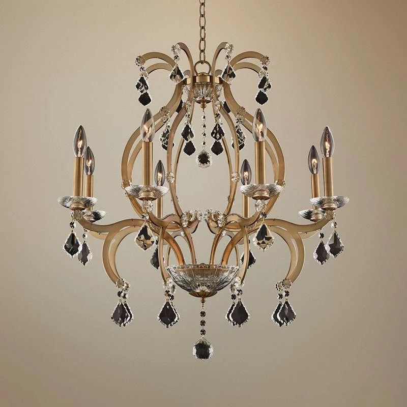 Allegri Duchess 28" Wide Champagne Gold 8-Light Chandelier 3 Allegri Duchess 28" Wide Champagne Gold 8-Light Chandelier