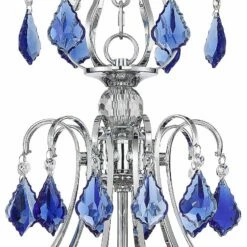 Alpine 26" Wide Chrome And Blue Crystal Chandelier 11 Alpine 26" Wide Chrome And Blue Crystal Chandelier -Lighting Sales Shop alpine 26 inch wide chrome and blue crystal chandelier 39p94views2