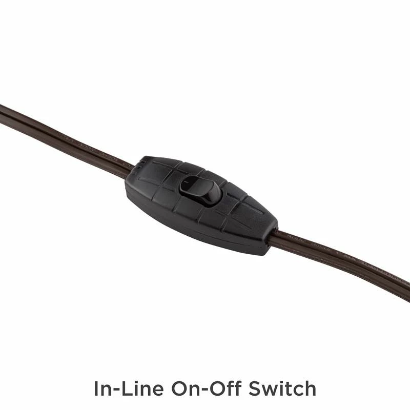 Antique Brass Plug-In Hanging Swag Chandelier With Clear A15 LED Bulb 7 Antique Brass Plug-In Hanging Swag Chandelier With Clear A15 LED Bulb - Image 5