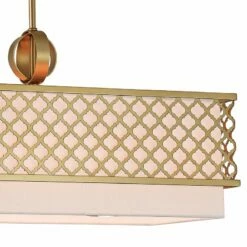 Arabesque 39 3/4"W Soft Gold Kitchen Island Light Pendant 8 Arabesque 39 3/4"W Soft Gold Kitchen Island Light Pendant -Lighting Sales Shop arabesque 39 and three quarter inchw soft gold kitchen island light pendant 69m75views1