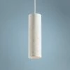AFX Ash 3 1/2" Wide White Cylinder LED Mini Pendant -Lighting Sales Shop ash 3 and one half inch wide white cylinder led mini pendant 69d64cropped