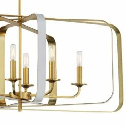 Aureum 40" Wide Gold And White 6-Light Island Pendant Light 7 Aureum 40" Wide Gold And White 6-Light Island Pendant Light -Lighting Sales Shop aureum 40 inch wide gold and white 6 light island pendant light 89y92views1