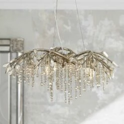 Golden Lighting Autumn Twilight 31" Wide Mystic Gold Pendant