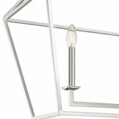 Aviary 42" Wide Polished Nickel Kitchen Island Light Pendant -Lighting Sales Shop aviary 42 inch wide polished nickel kitchen island light pendant 78d09views2