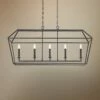 Aviary 42"W Palladian Bronze Kitchen Island Light Pendant