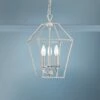 Aviary 9 1/2" Wide Brushed Nickel 3-Light Foyer Mini Pendant