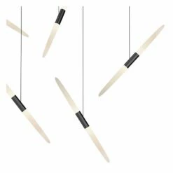 Ballet 21 1/4" Wide 9-Light Spreader Satin Black LED Pendant -Lighting Sales Shop ballet 21 and one quarter inch wide 9 light spreader satin black led pendant 71e46views1