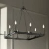 Barclay 26" Wide Matte Black 8-Light Chandelier -Lighting Sales Shop barclay 26 inch wide matte black 8 light chandelier 96e65cropped