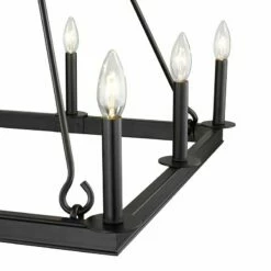Barclay 26" Wide Matte Black 8-Light Chandelier -Lighting Sales Shop barclay 26 inch wide matte black 8 light chandelier 96e65views3