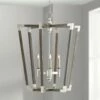 Bastian 23 1/2"W Chateau Gray Silver 3-Light Foyer Pendant -Lighting Sales Shop bastian 23 and one half inchw chateau gray silver 3 light foyer pendant 87t40cropped