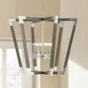 Bastian 37 1/4"W Chateau Gray Silver 6-Light Foyer Pendant -Lighting Sales Shop bastian 37 and one quarter inchw chateau gray silver 6 light foyer pendant 87t43cropped