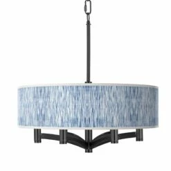 Beachcomb Ava 6-Light Black Pendant Chandelier