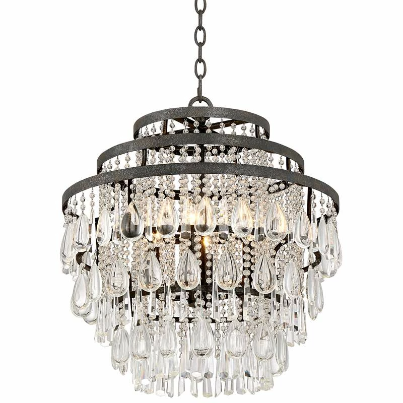 Beloit 20" Wide Clear Crystal 4-Light Chandelier 4 Beloit 20" Wide Clear Crystal 4-Light Chandelier - Image 2