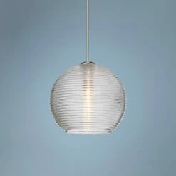 Besa Kristall 6" Wide Clear Pendant
