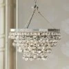 Bling 20 1/2" Wide Antique Polished Nickel Chandelier