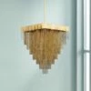 Bloomfield 31" Wide Antique Brush Gold LED Pendant Light